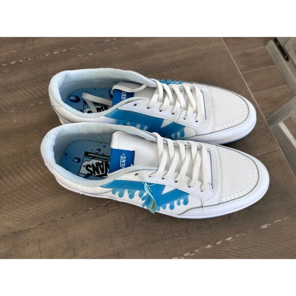 Vans Lowland Comfy Cush Drip Slushie White Blue Men\'s Size 12 Shoes New NWT main image 8